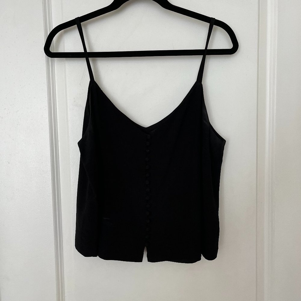 Madewell Silk Button-Down Cami in Size 14